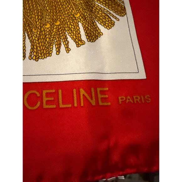 Celine Vintage Silk Scarf - Picture 1 of 6